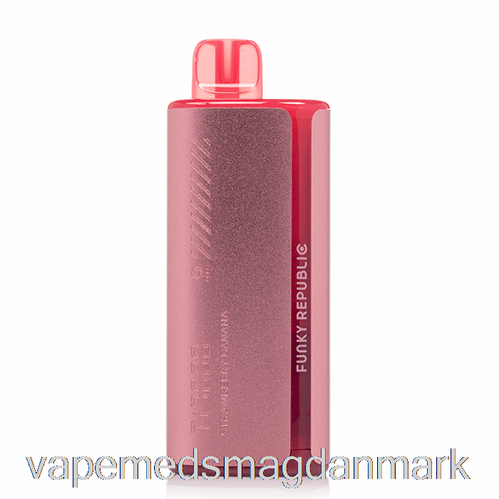 Vape Uden Nikotin Funky Lands Ti7000 Engangs Jordbærbanan